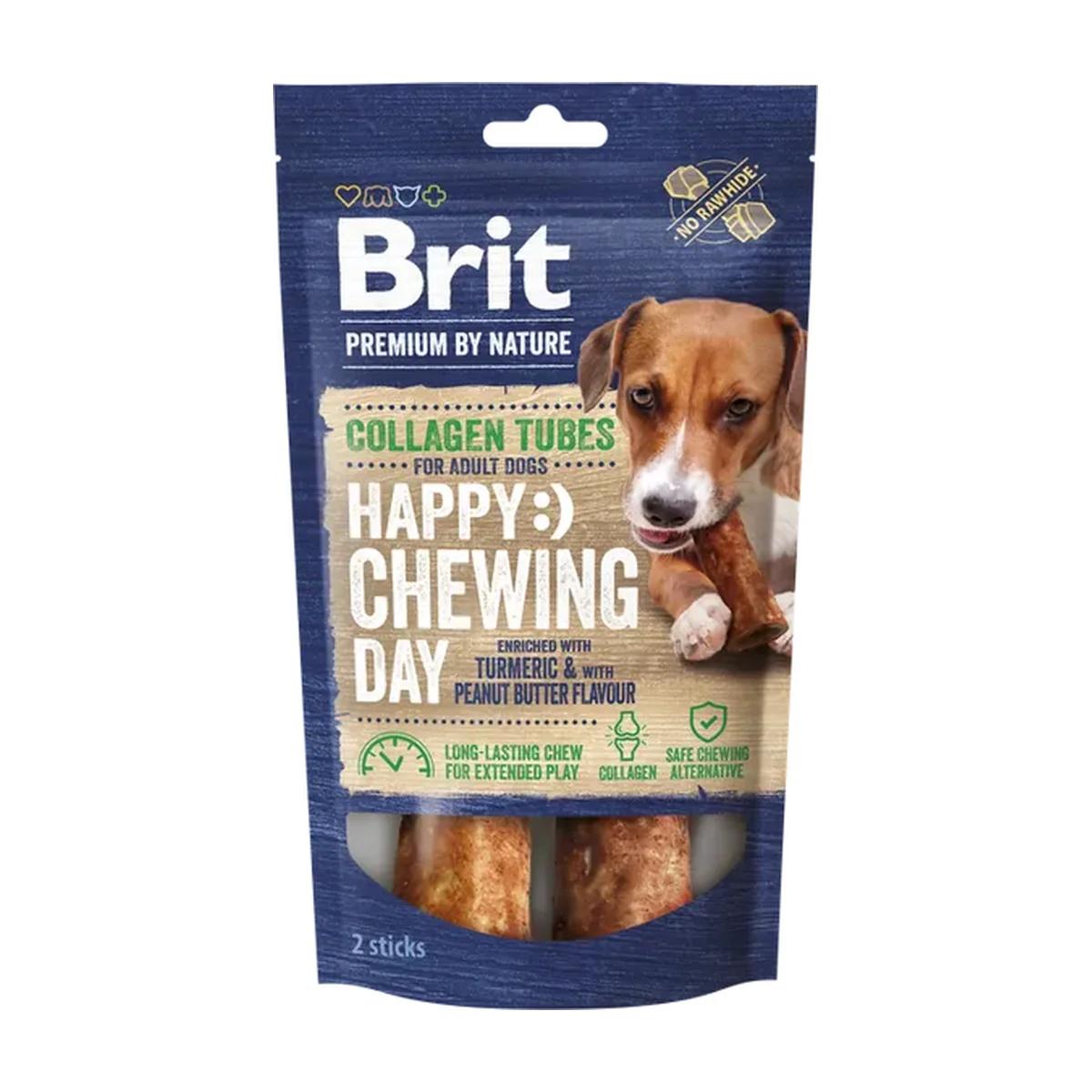 Brit Premium by Nature Collagen Chews tubes à mâcher pour chien 12 cm x 30 mm, 2 pièces