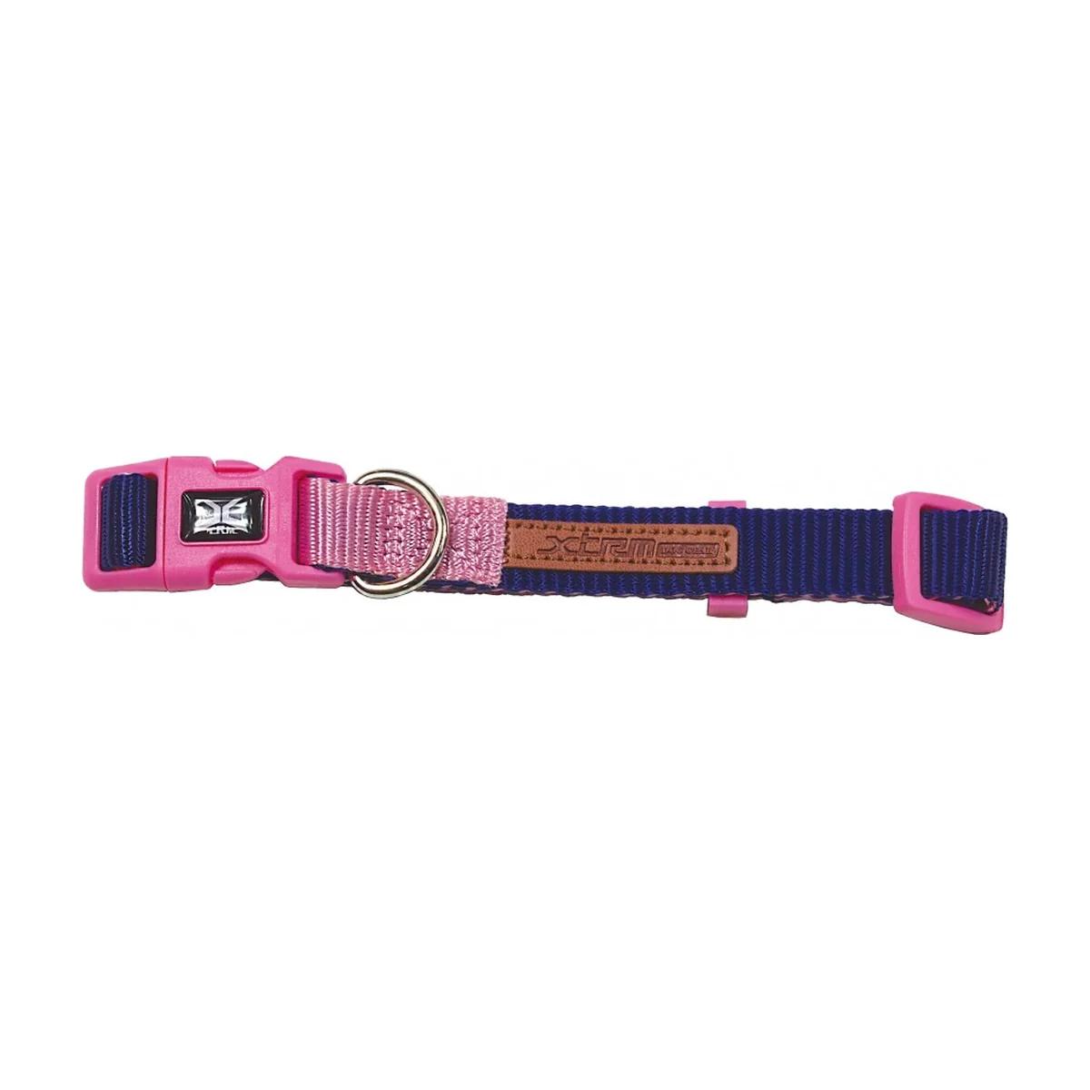 Collier double premium X-TRM bleu et rose T3 36-48 cm x 2 cm, TRM à Casablanca
