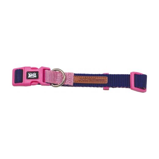 Collier double premium X-TRM bleu et rose T3 36-48 cm x 2 cm, TRM à Casablanca
