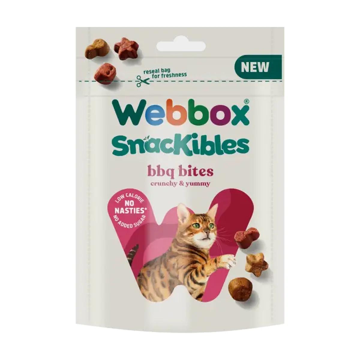 Webbox Snackibles saveur BBQ, friandises croquantes pour chat 85 g, Webbox à Casablanca