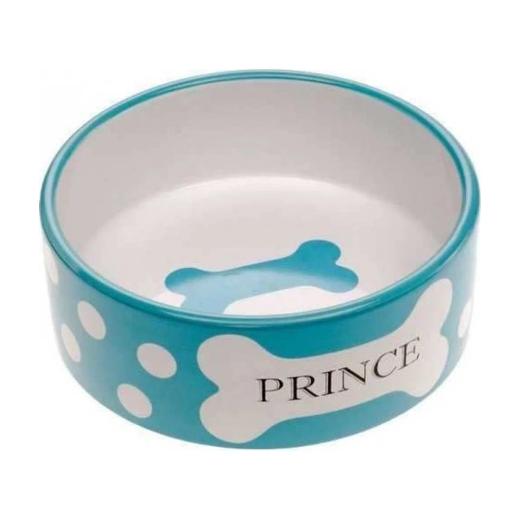 Ferplast Bol en céramique Thea moyen bleu 750 ml