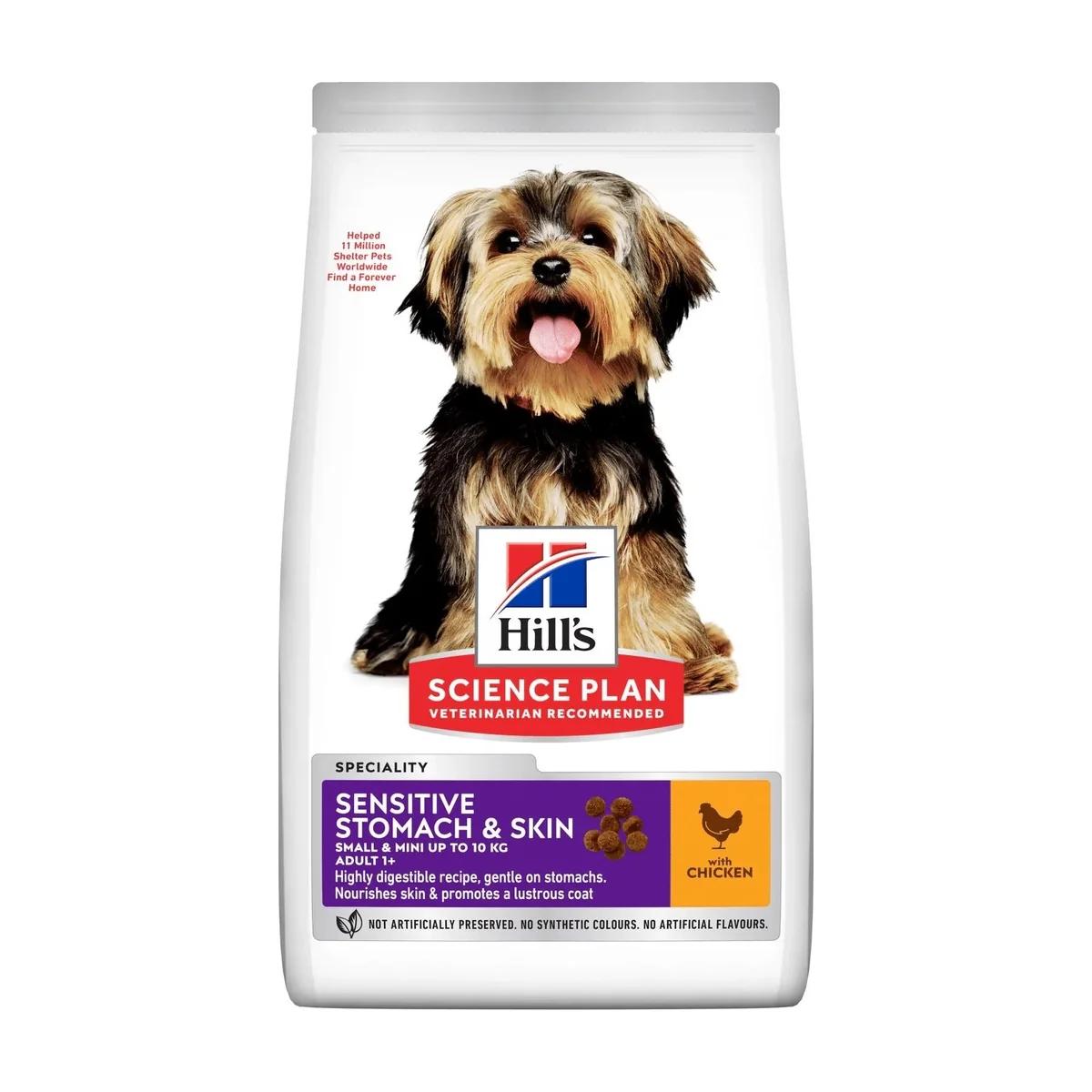 Hill's Science Plan Small & Mini Adulte Sensitive Stomach & Skin Poulet 1,5 kg