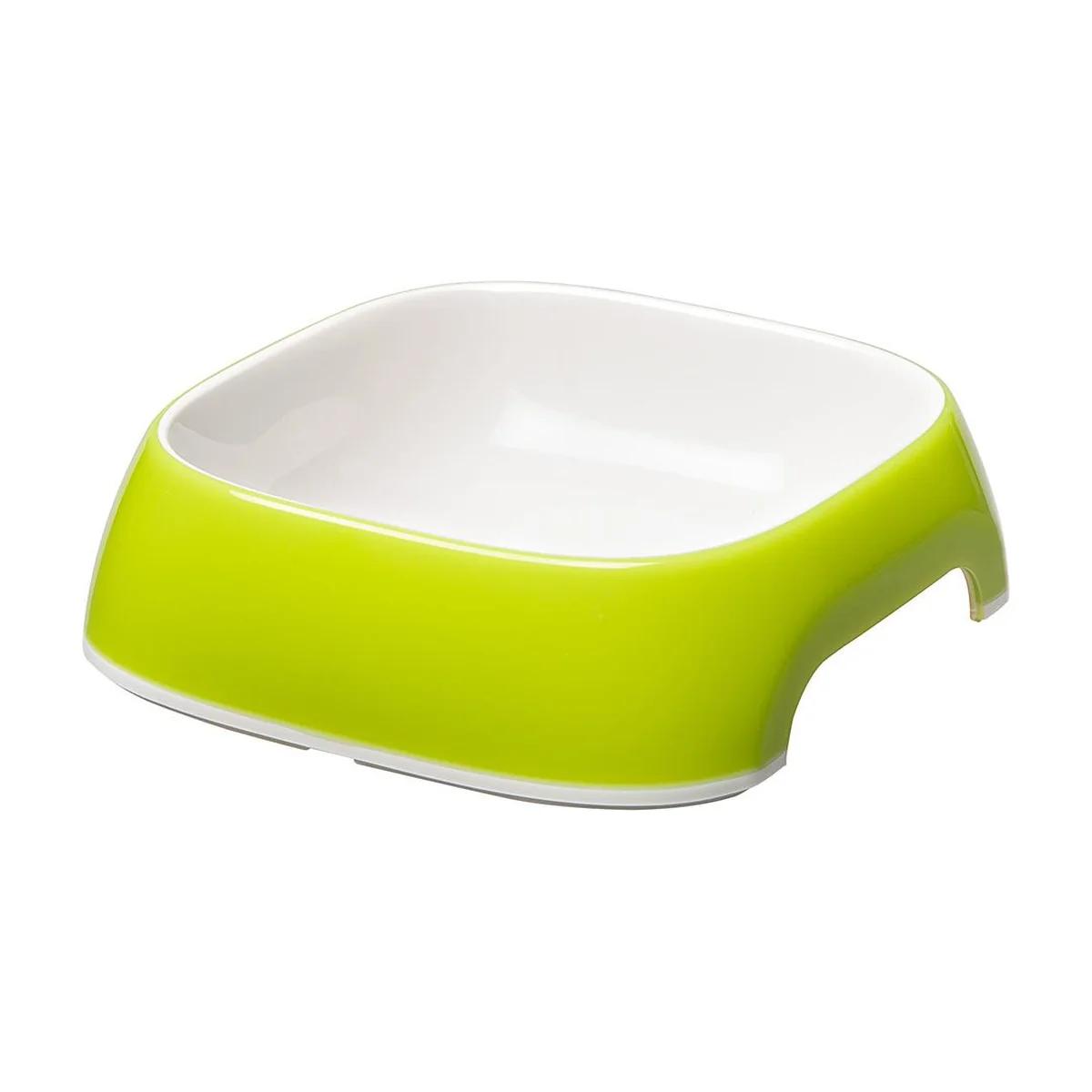 Gamelle Glamour bol en plastique pour chien et chat moyen 20 x 18,5 x h 6 cm - 0,75 L