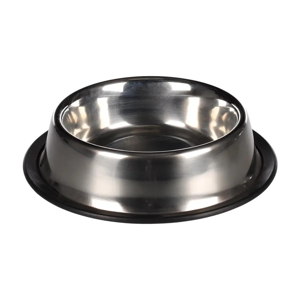 Flamingo Thorgan Gamelle ronde antidérapante en inox argent 13 x 5 x 19,5 cm (470 ml), Flamingo à Casablanca