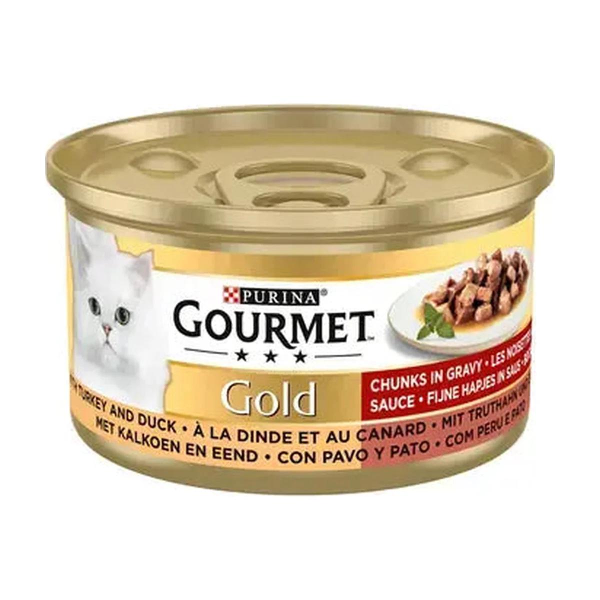Purina Gourmet Gold Fine en sauce à la dinde et au canard pour chat adulte 85 g, Purina Gourmet à Casablanca