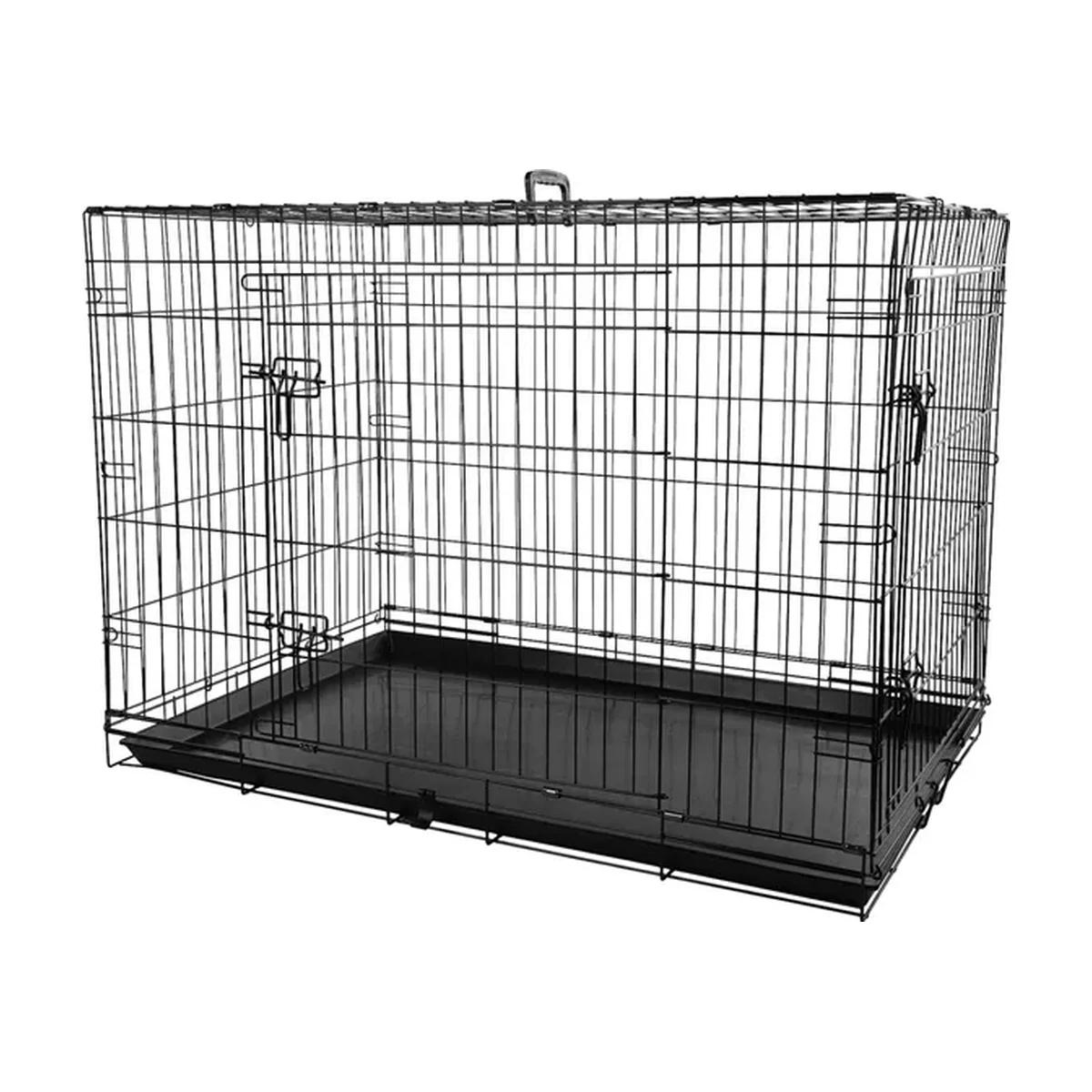Flamingo Cage métallique Mezo noire pour chien XL 109 x 70 x 77 cm, Flamingo à Casablanca