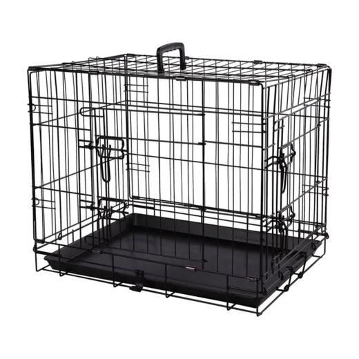 Flamingo Cage métallique Mezo noire pour chien S 61 x 43 x 50 cm, Flamingo à Casablanca