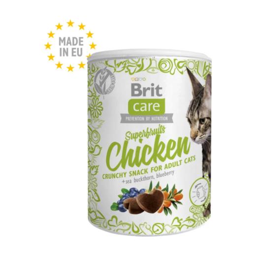 Brit Care Snack superfruits pour chat au poulet 100 g