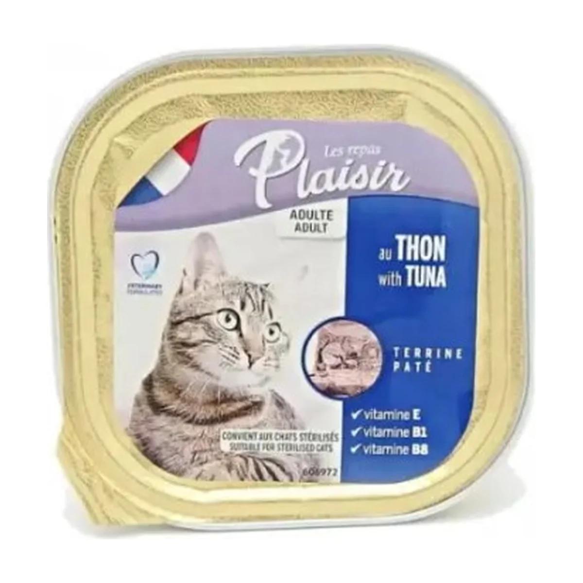 Barquettes Plaisir Chat Adult au Thon 100 g, Les Repas Plaisir à Casablanca