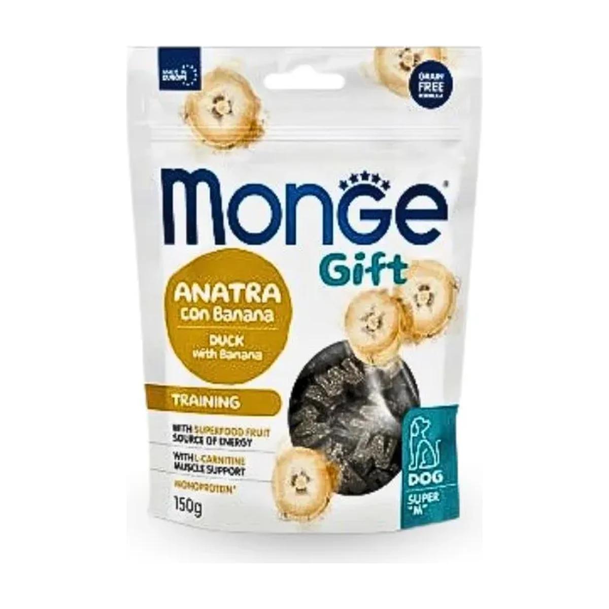 Monge gift super m canard et banane pour chien 150 g