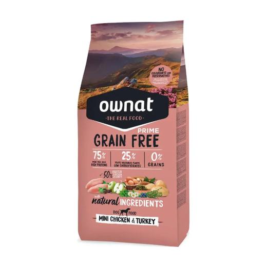 Ownat Prime Grain Free Mini Adult Chicken & Turkey 3 kg, Ownat à Casablanca