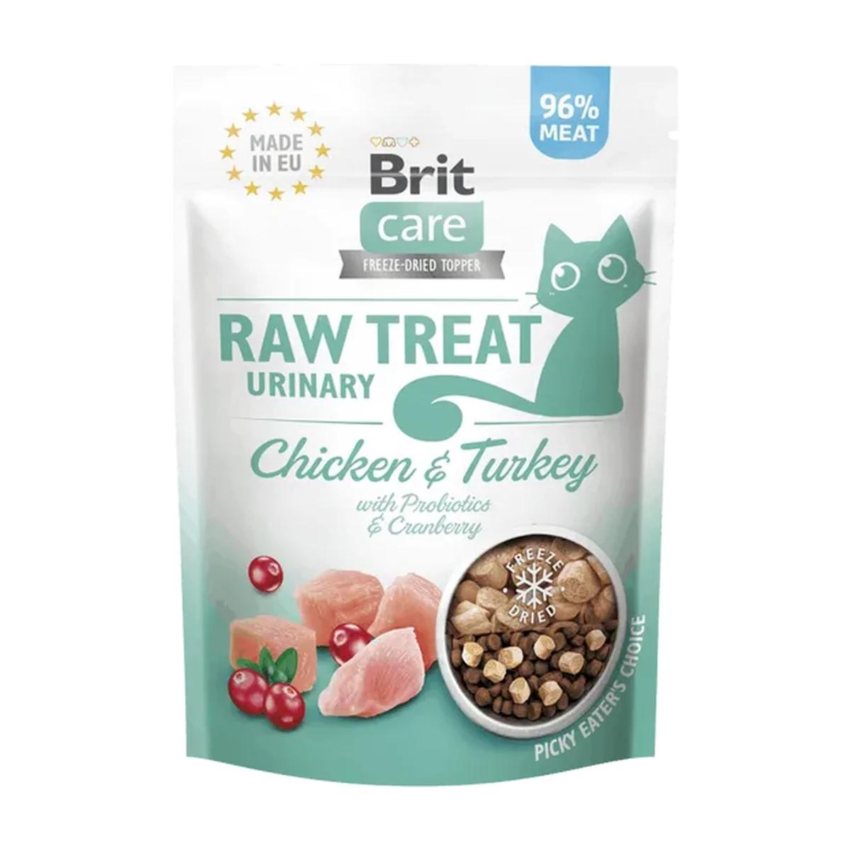 Brit Raw Treat Friandises lyophilisées pour chat castré voies urinaires 40 g