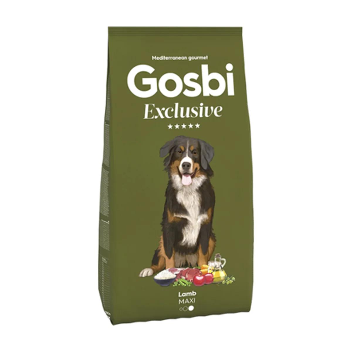 Gosbi Exclusive croquettes pour chien adulte de grande race à l’agneau 3 kg