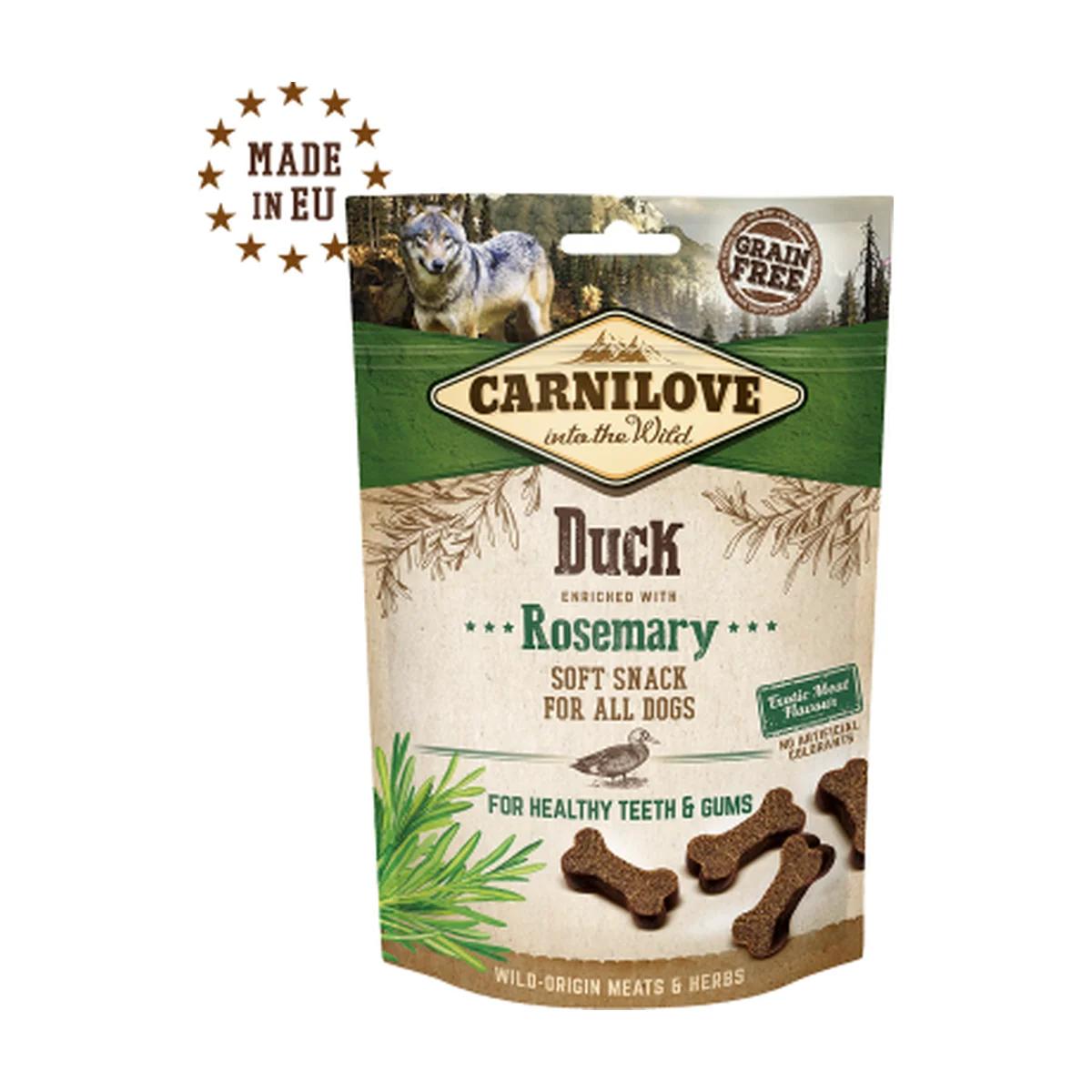 Carnilove Snack friandise moelleuse pour chien au canard et au romarin 200 g