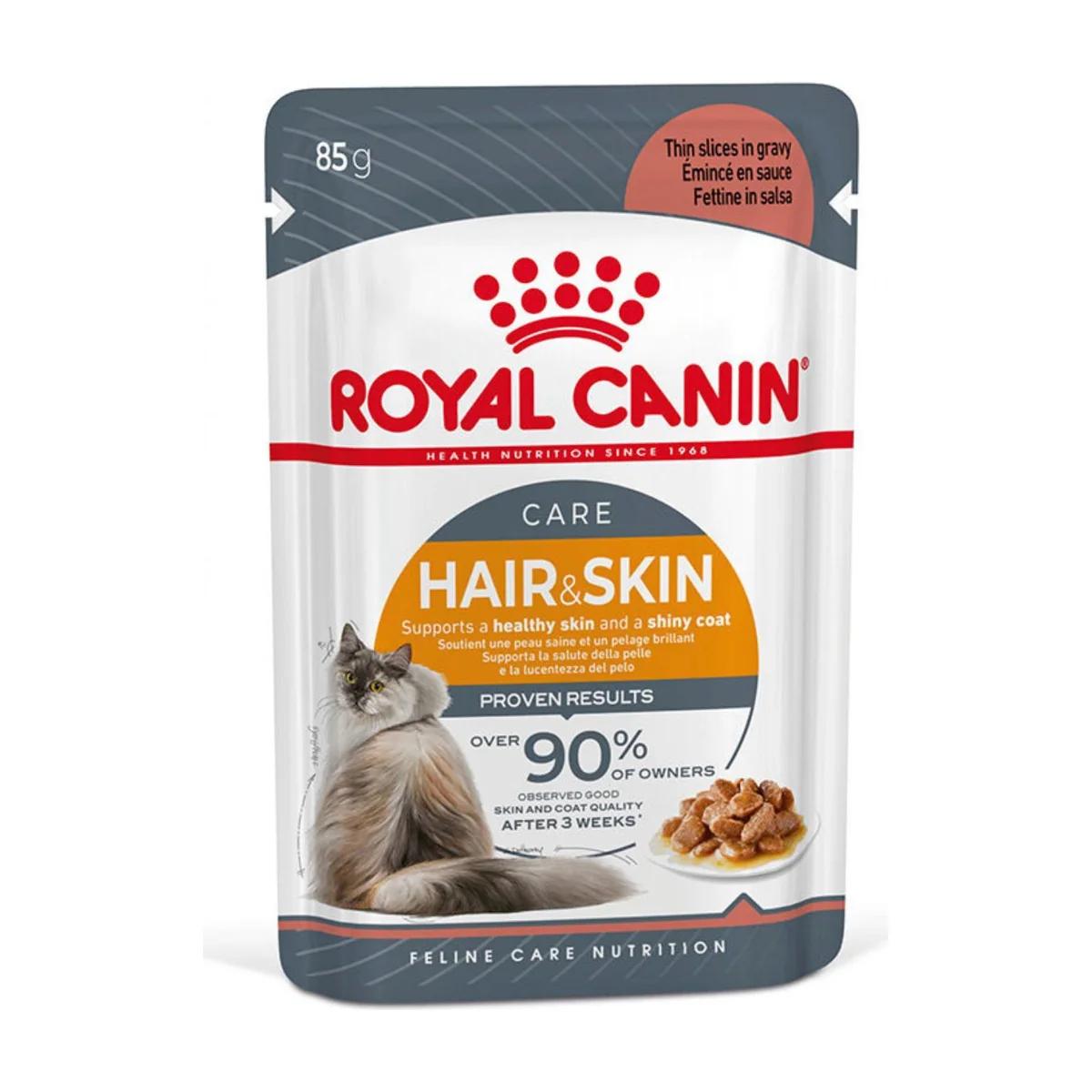 Royal Canin Hair & Skin Pâtée Chat 85