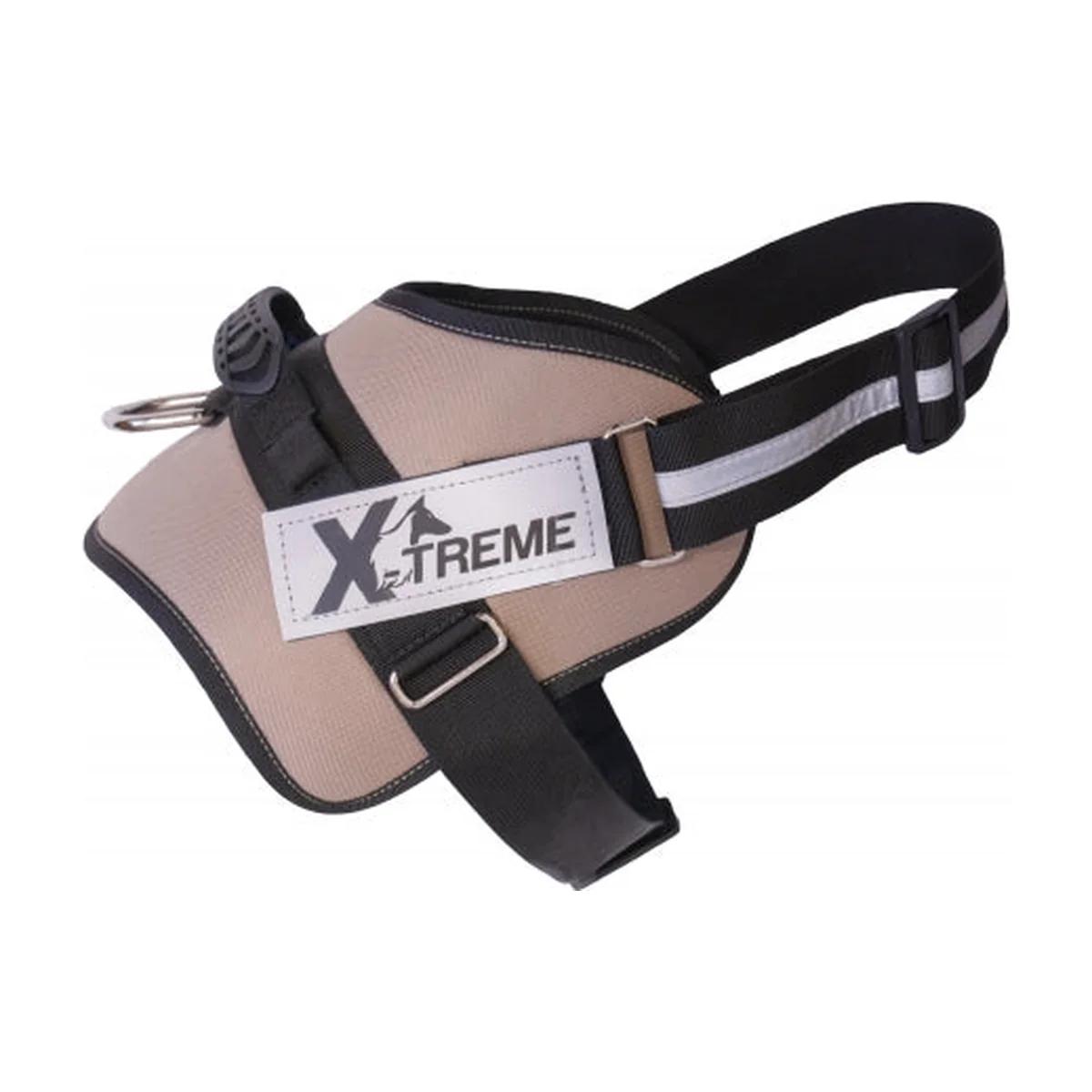 Harnais Premium X-Treme Pro beige pour chien taille XL