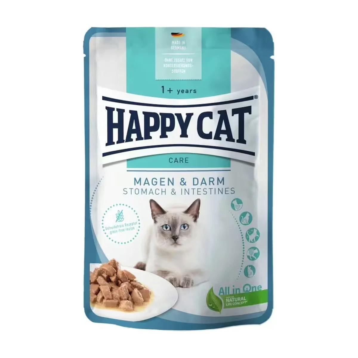 Happy Cat Viande en sauce Care pâtée pour chat estomac et intestins 85 g, Happy Cat à Casablanca