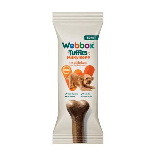 Webbox Tuffies Milky Bone Friandise à mâcher au poulet pour chien 90 g, Webbox à Casablanca
