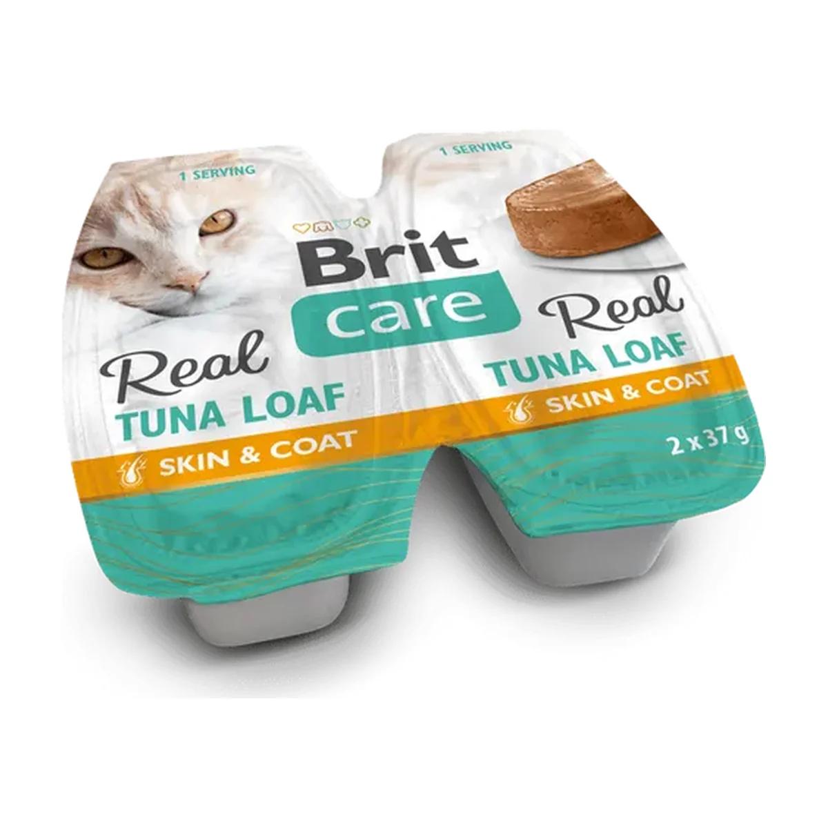 Brit Care Pâtée Real Tuna Loaf pour chat au thon 2 x 37 g