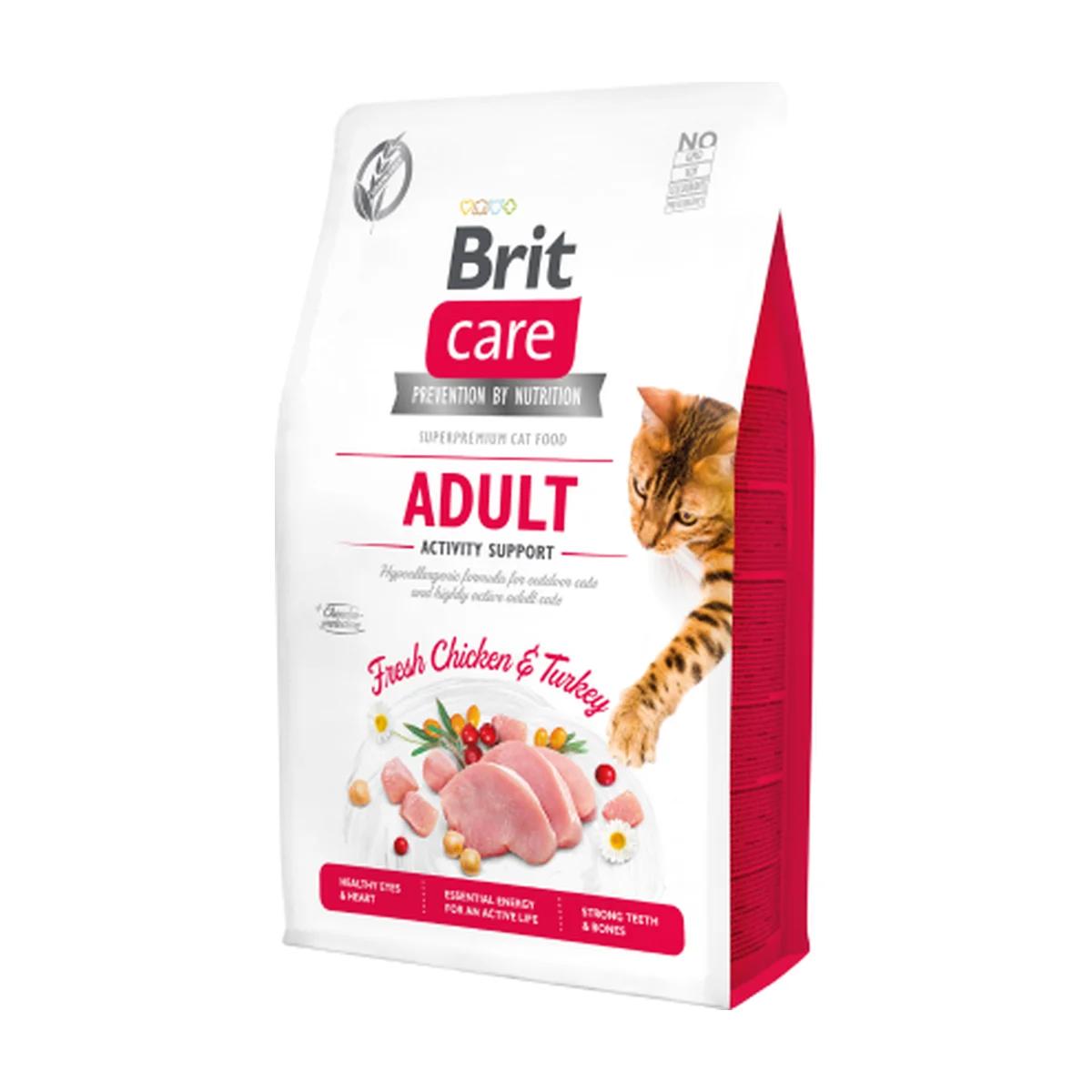 Brit Care Grain-free Activity Support croquettes pour chat actif 2 kg