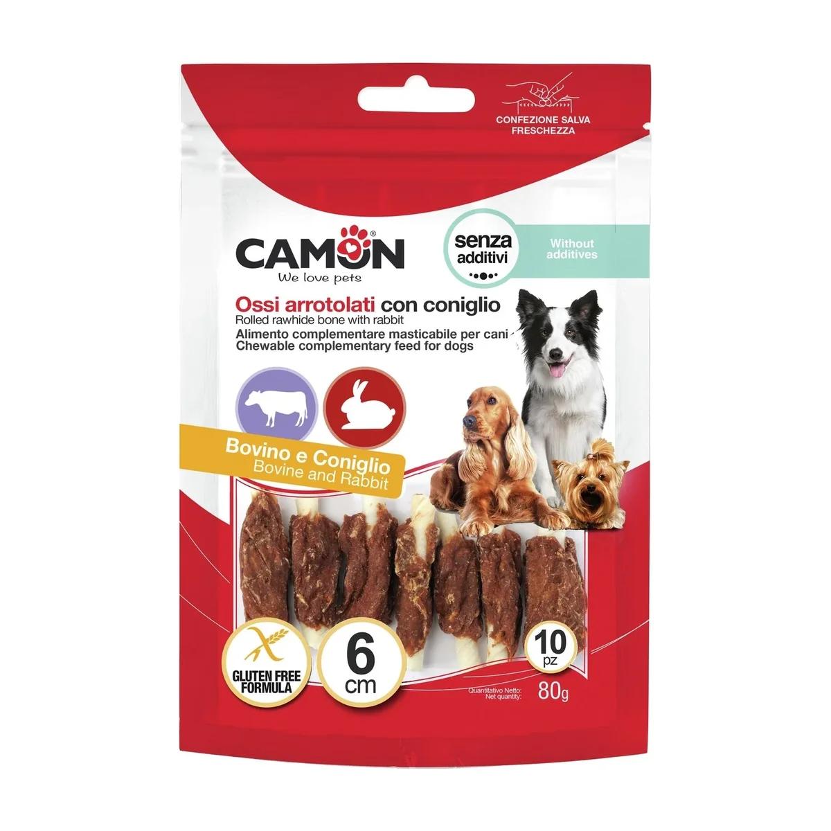 Camon Rolls Snack Mini Rabbit Chien 10 pcs 80 g, Camon à Casablanca