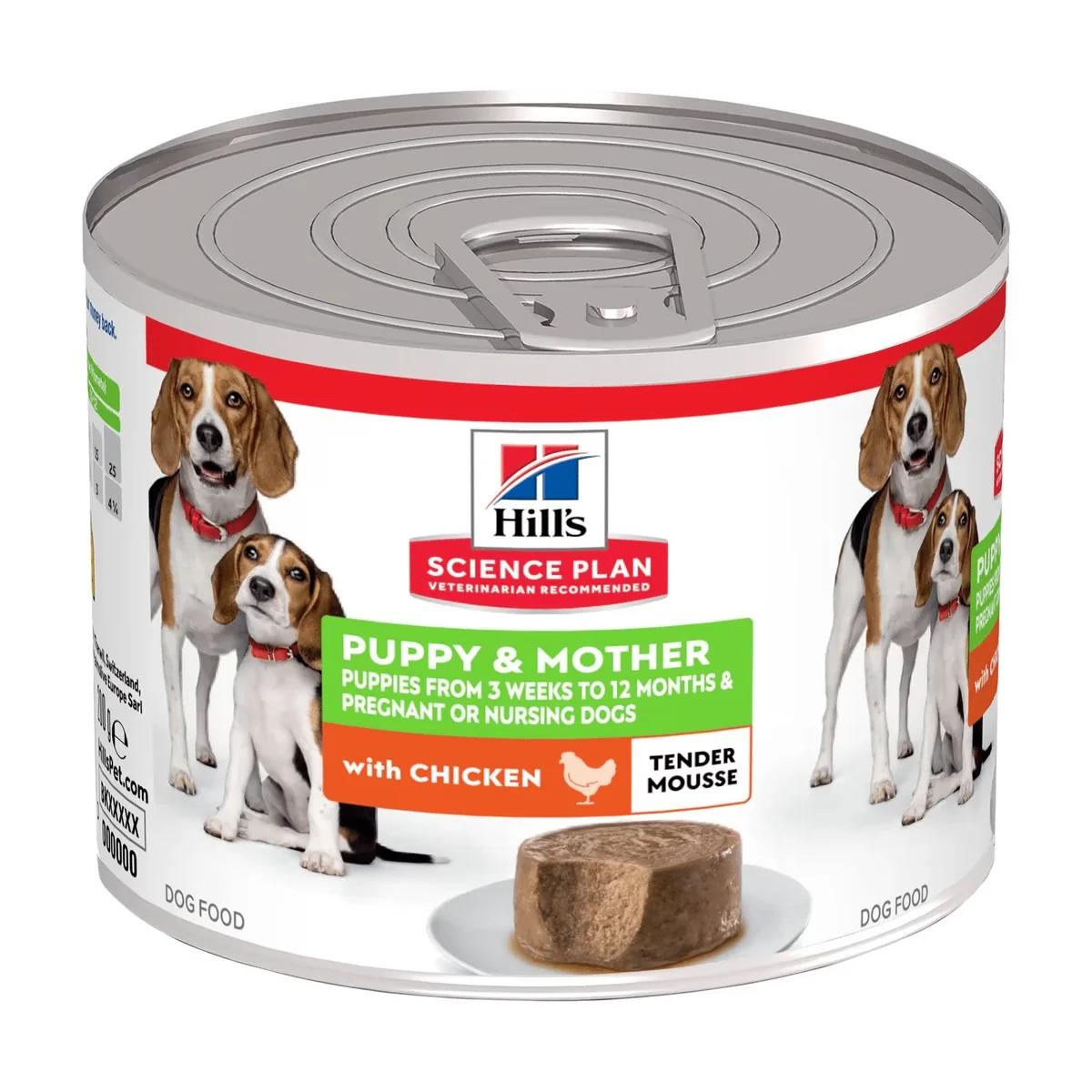 Hills Science Plan Mousse au Poulet pour Chiots – Mère 200 g