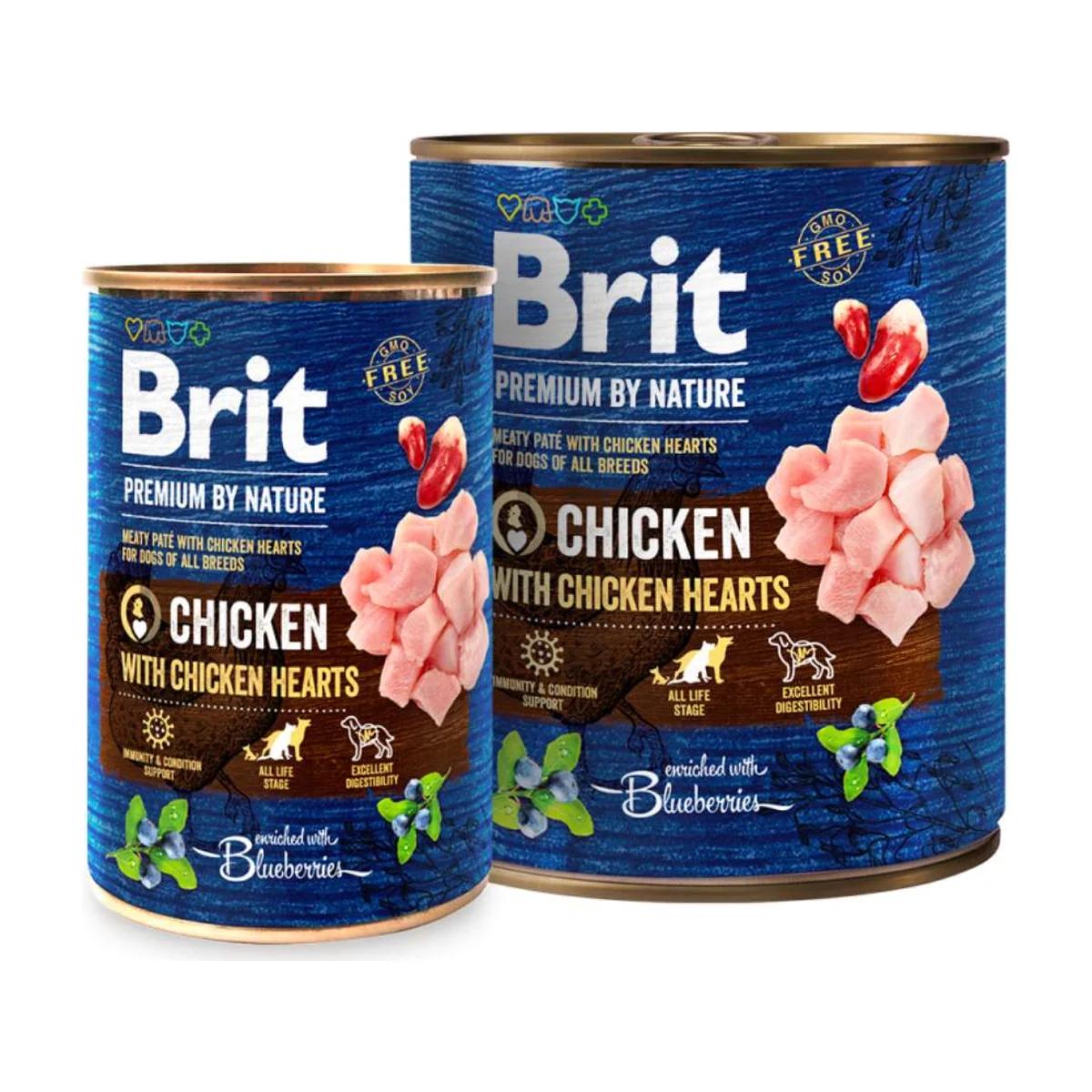 Brit Premium by Nature Poulet aux cœurs 400 g