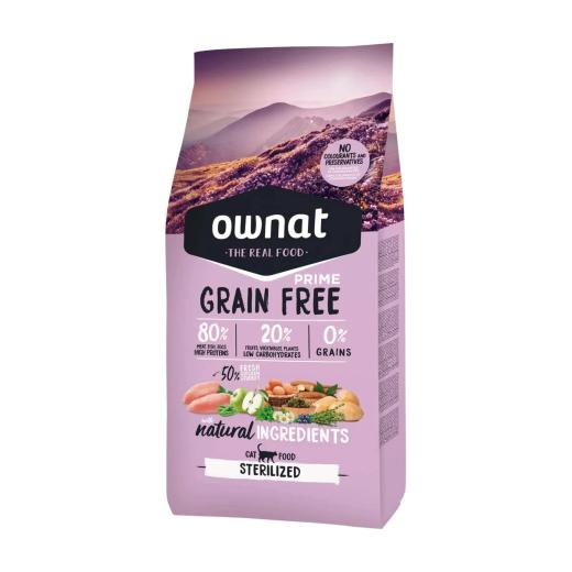 Ownat Grain Free Prime Sterilized pour chat 3 kg, Ownat à Casablanca