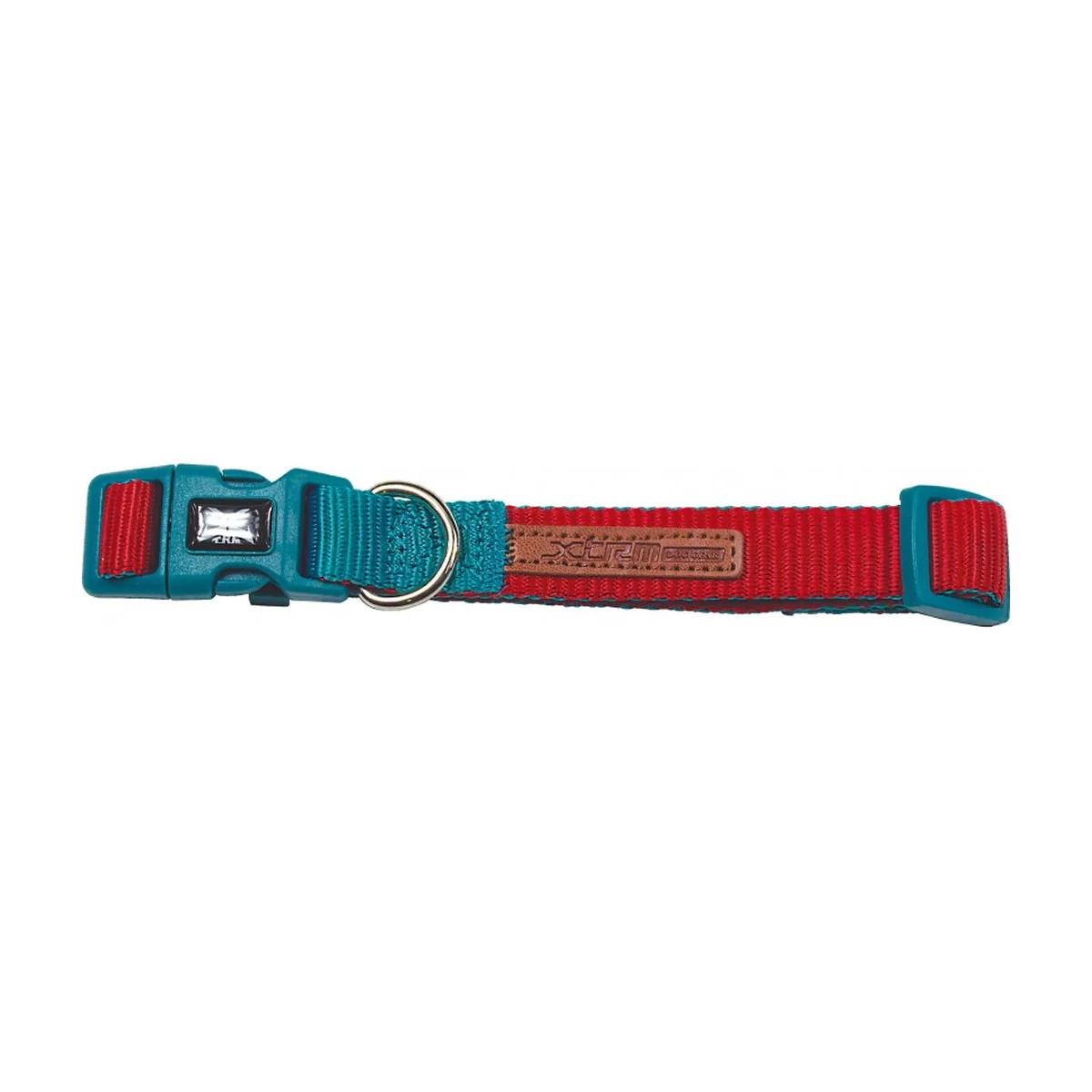 Collier double premium X-TRM rouge et turquoise T4 48-66 cm x 2,5 cm, TRM à Casablanca