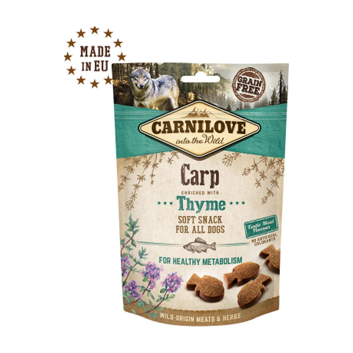 Carnilove Snack friandise moelleuse pour chien à la carpe et au thym 200 g