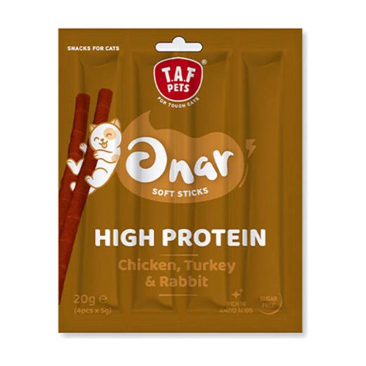 Onar Soft Sticks poulet, dinde et lapin, bâtonnets moelleux pour chat 20 g, Onar à Casablanca