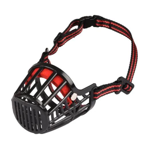 Flamingo Muselière Silas noire pour chien XXS 4 x 3.5 x 6 cm, tour 25-36 cm, Flamingo à Casablanca