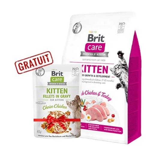Brit Care Kitten Healthy Growth & Development +1 pochon ofeert, Brit à Casablanca