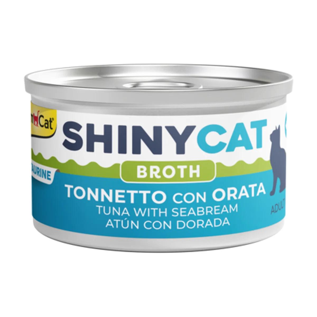 Gimcat ShinyCat Pâtée pour chat au thon et à la daurade 70 g, Gimcat à Casablanca