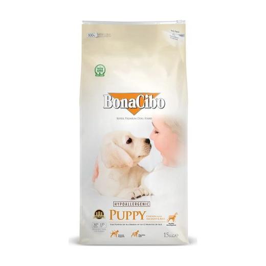 BonaCibo Croquettes Low Grain et Hypoallergeniques pour Chiots (au poulet, anchois & riz) 3 kg, BonaCibo à Casablanca