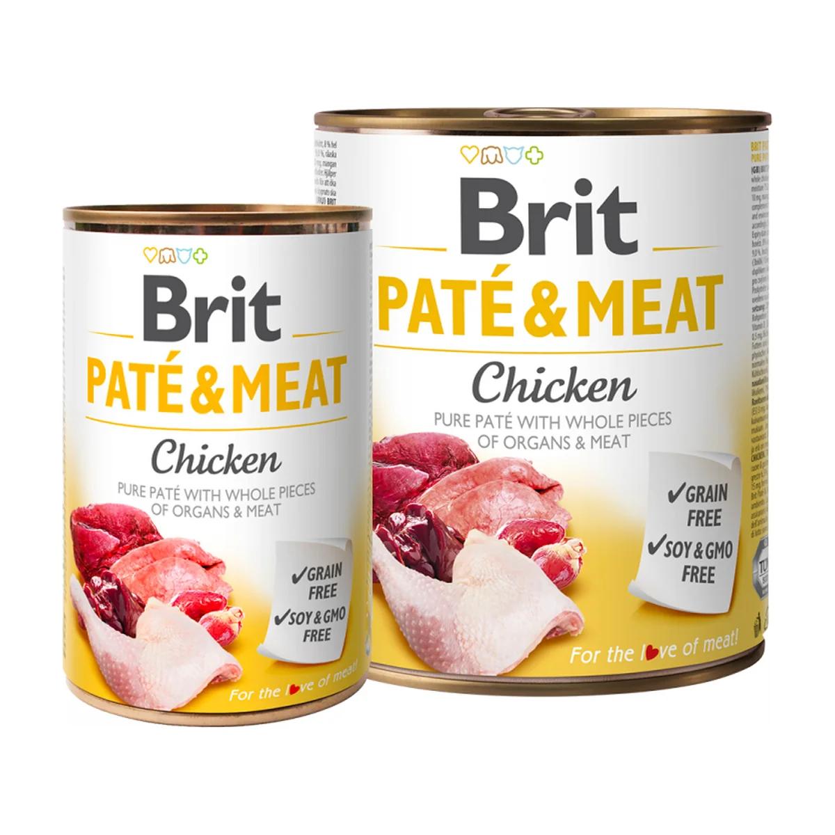 Brit Pâté & Meat Pâtée pour chien au poulet 400 g