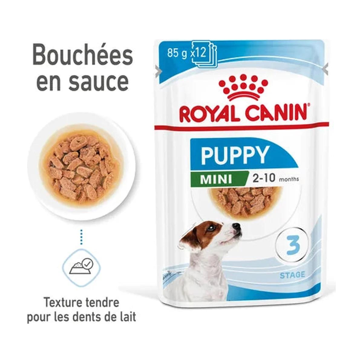 Royal Canin Mini Puppy pâtée en sauce pour chiot sachet fraîcheur 85 g