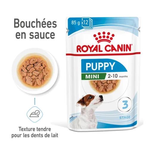 Royal Canin Mini Puppy pâtée en sauce pour chiot sachet fraîcheur 85 g, Royal Canin à Casablanca