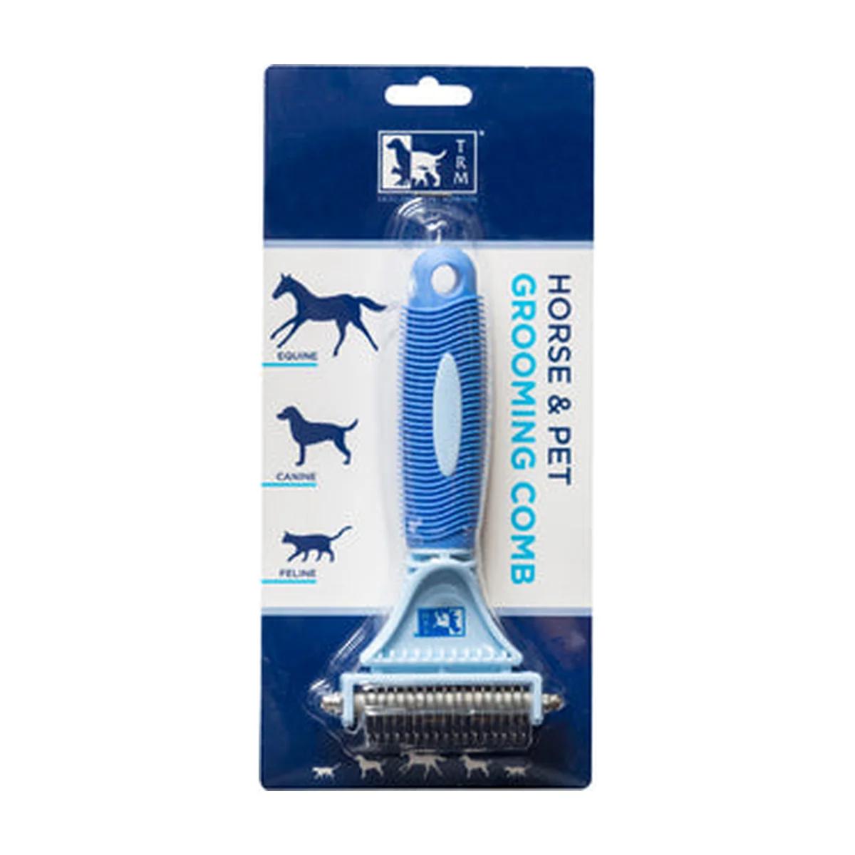Peigne de toilettage pour chat et chien 9 x 18 cm