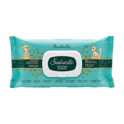 Lingettes Humides pour Chiens et Chats au Musc Blanc – Ferribiella, Ferribiella à Casablanca