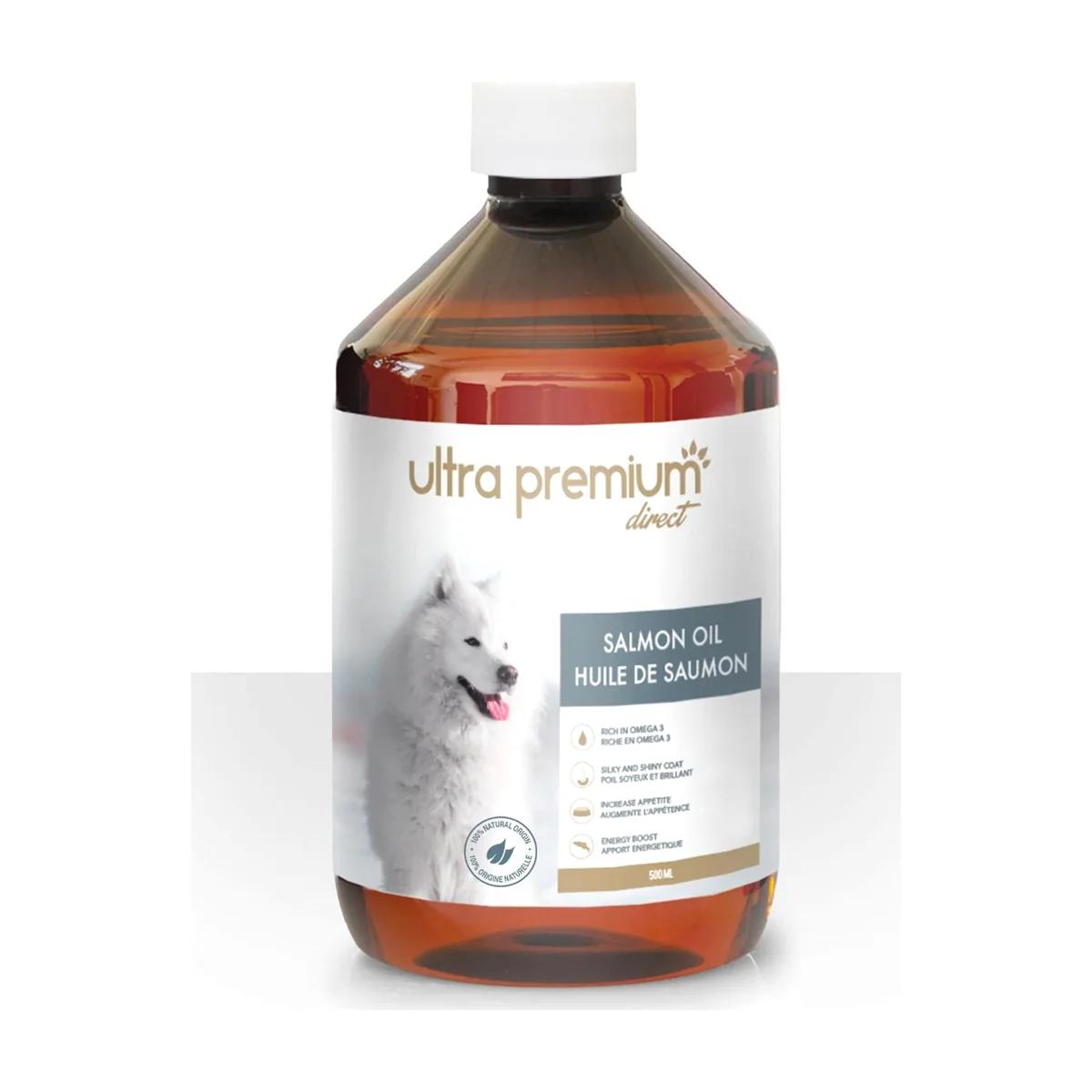 Ultra Premium Direct Huile de saumon pour chien et chat 500 ml