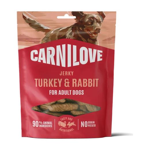 Carnilove Jerky friandises pour chien à la dinde et au lapin 100 g, Carnilove à Casablanca