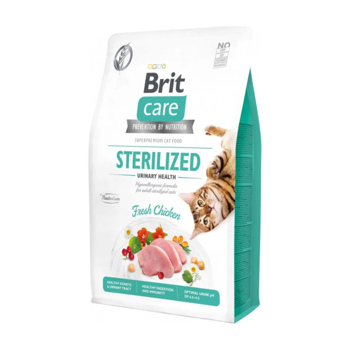 Croquettes Brit Care Sans Cereales Sterilized Urinary Health 400 g