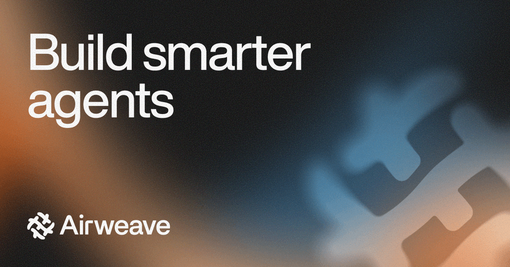 Screenshot of Airweave - Build Smarter Agents