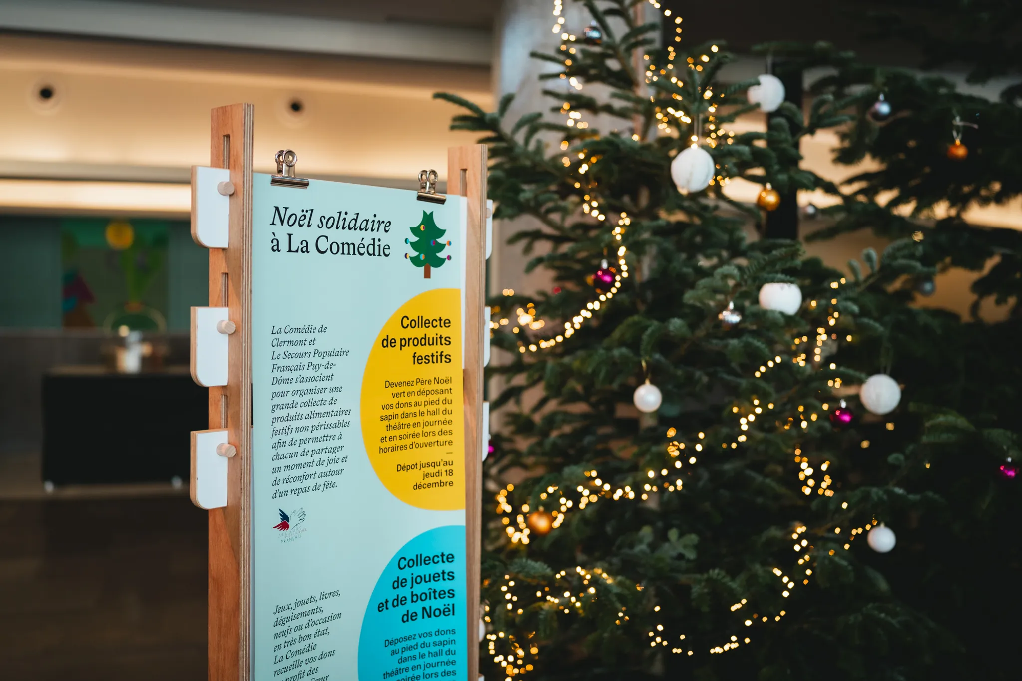 Noël solidaire à La Comédie