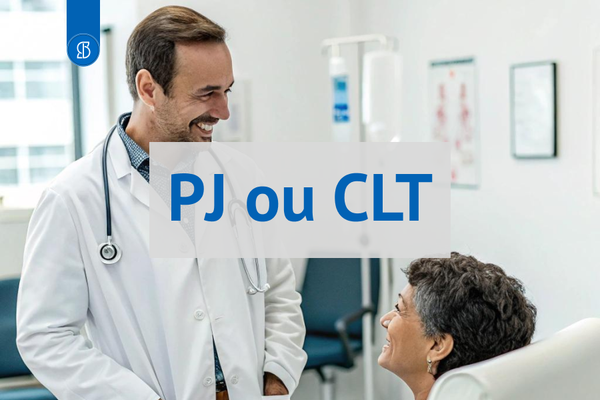 Foto com médico atendendo paciente.