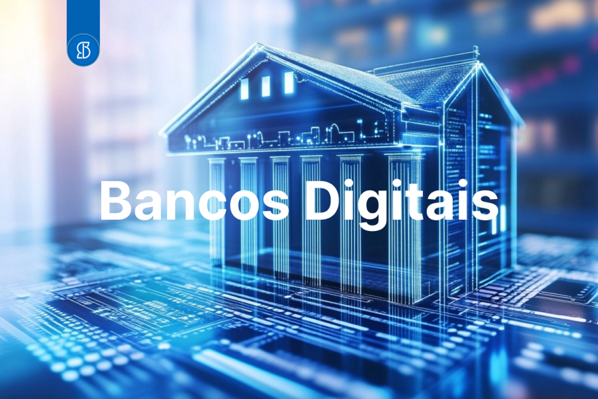 Foto com banco digital.