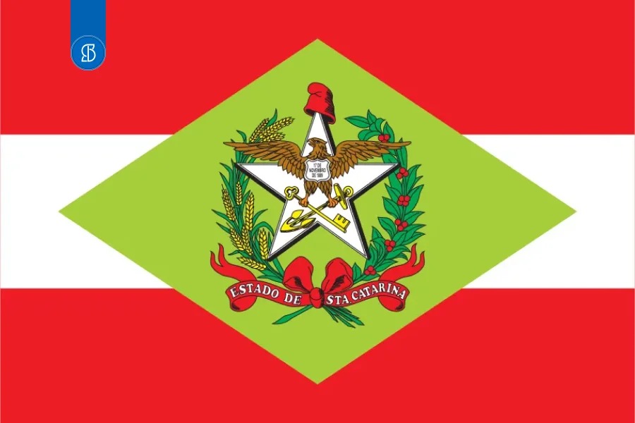Bandeira do estado de Santa Catarina