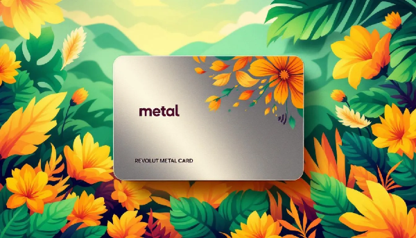 Foto do Revolut Metal Card.