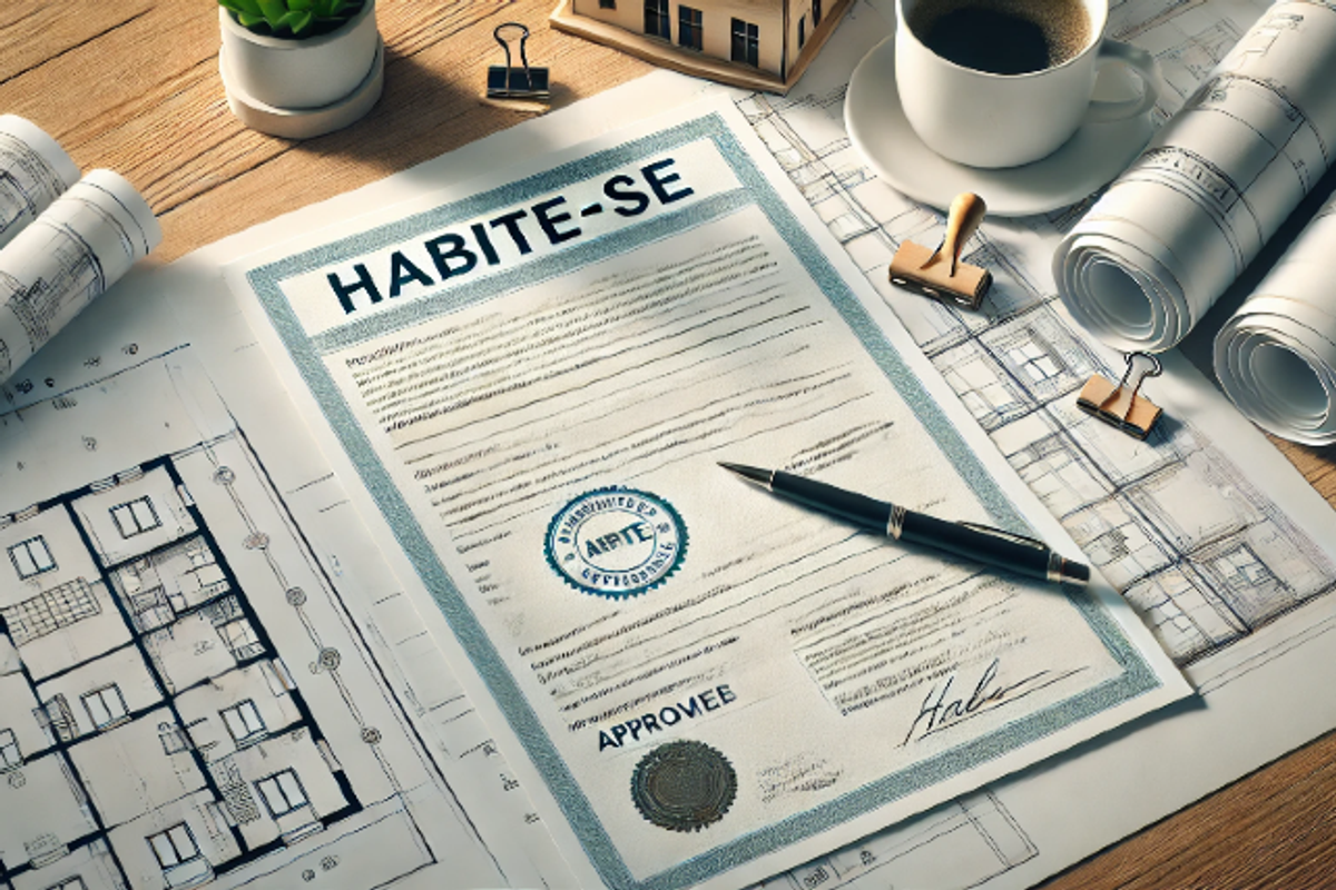 Ilustração do Habite-se: Como Obter e sua e sua Importância